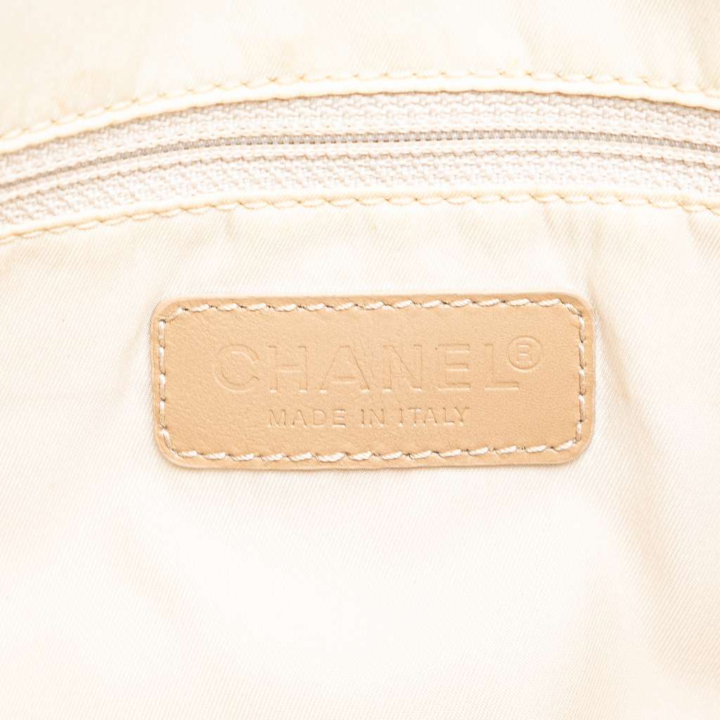 Chanel New Travel Line Nylon Satchel - Side view
