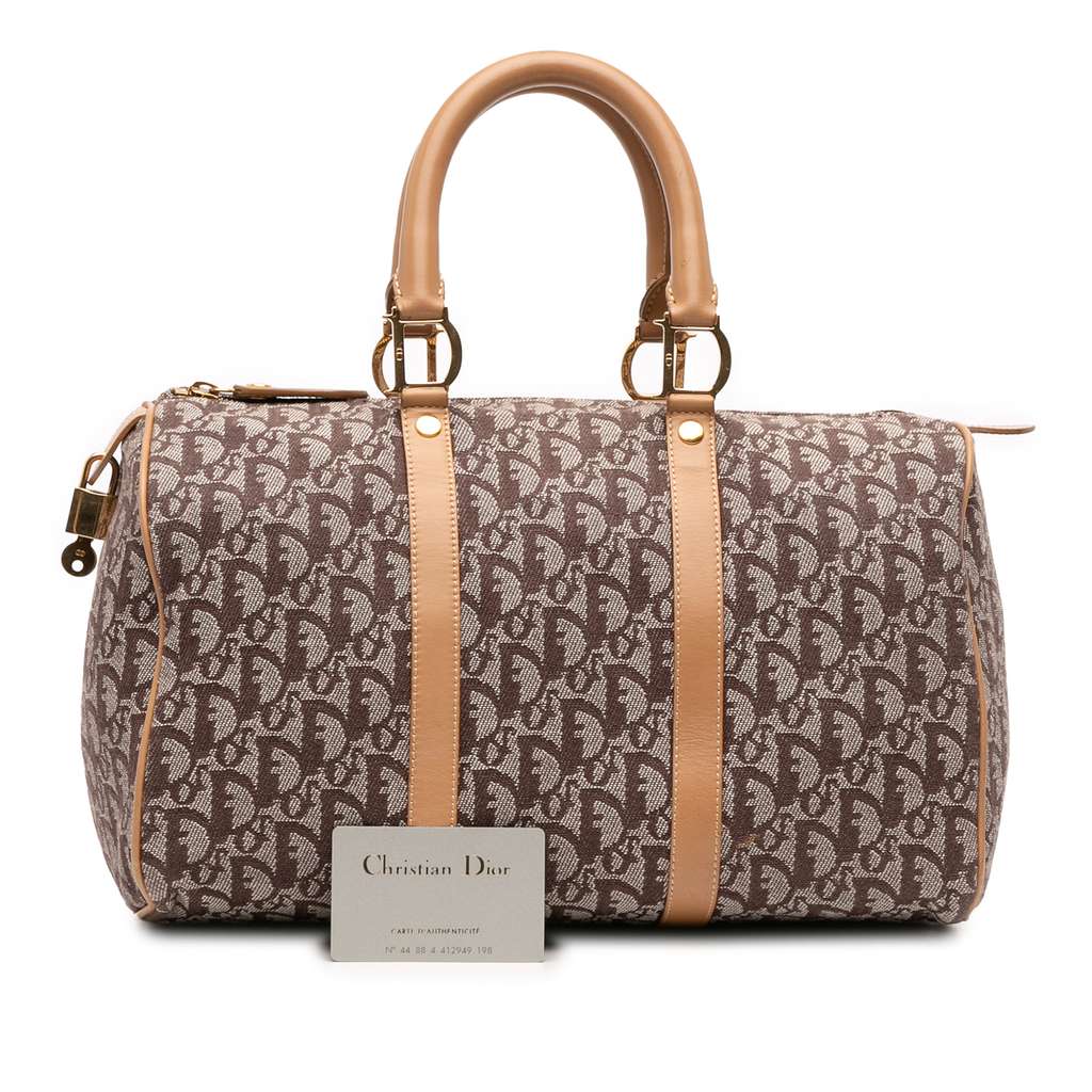 Dior Diorissimo Trotter Canvas Boston - Image 13