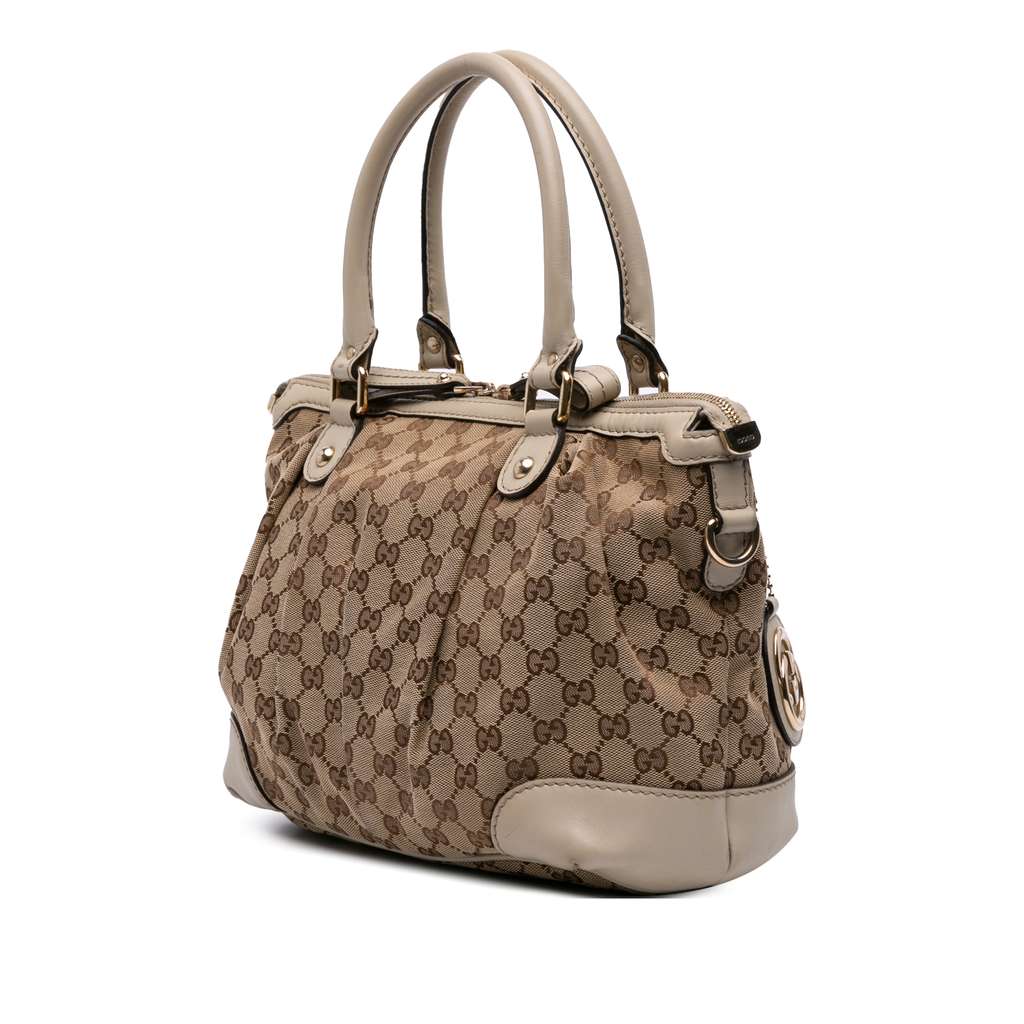 Gucci GG Canvas Sukey Satchel - 2
