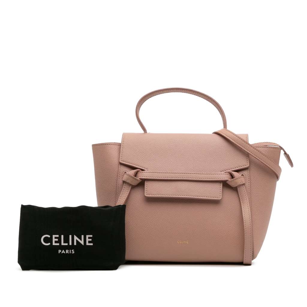 Celine Nano Grained Calfskin Belt Bag - Image 14