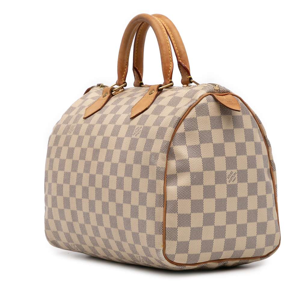 Louis Vuitton Damier Azur Speedy 30 - Back view