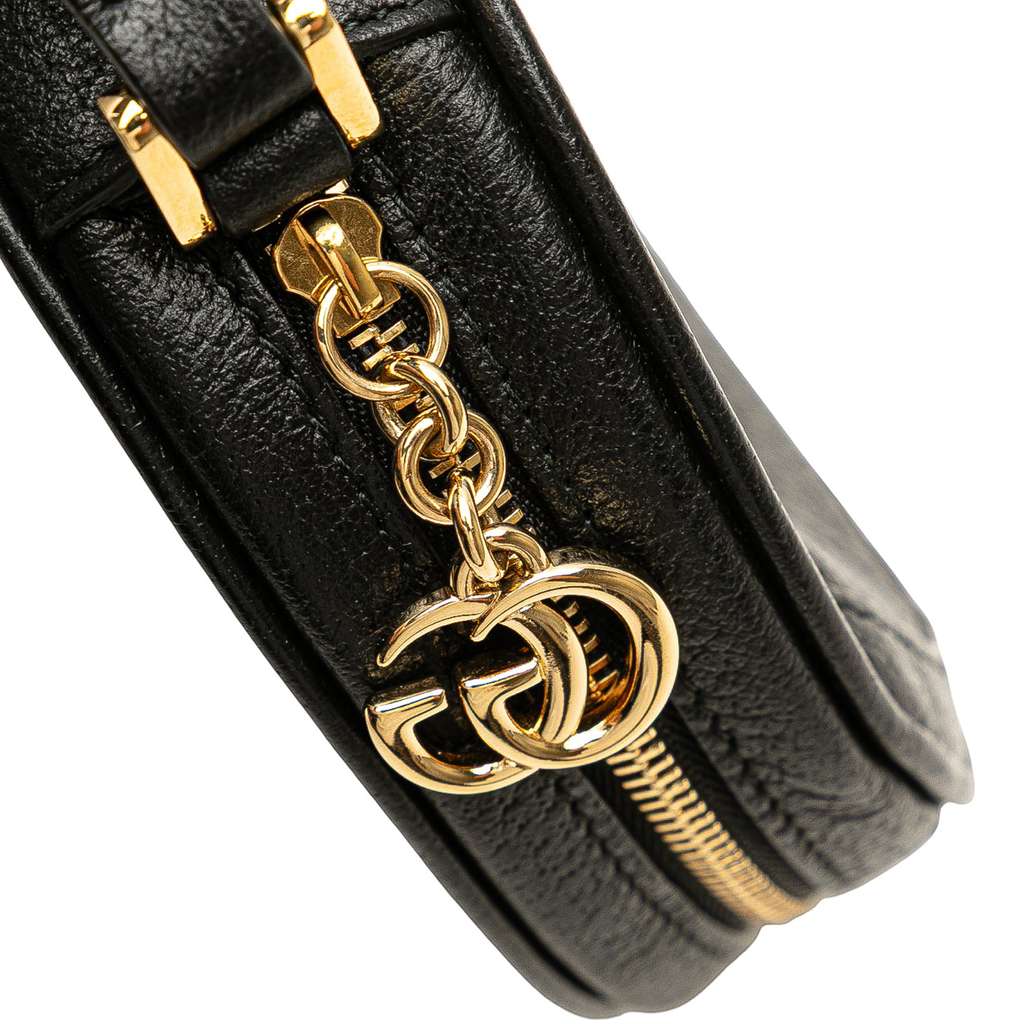 Gucci Leather Web Ophidia Round Clutch - Image 10