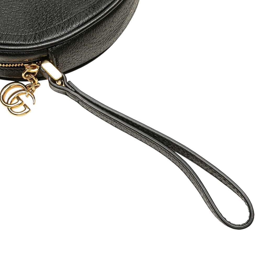Gucci Leather Web Ophidia Round Clutch - Image 11