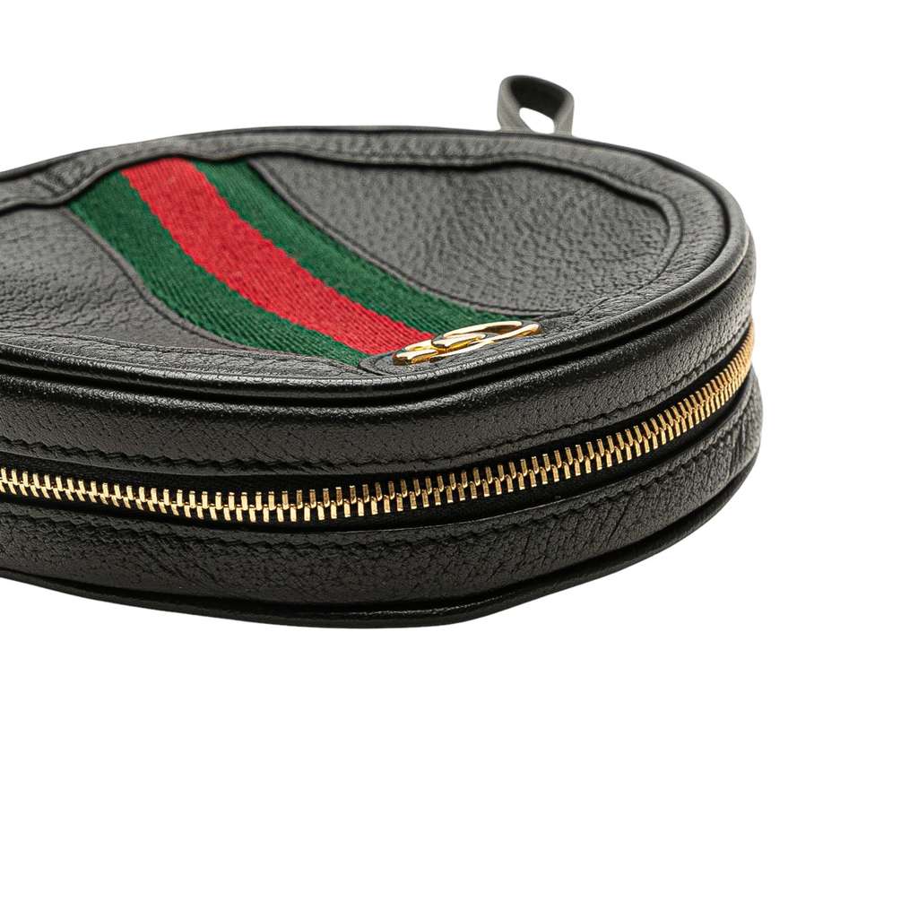 Gucci Leather Web Ophidia Round Clutch - Image 12
