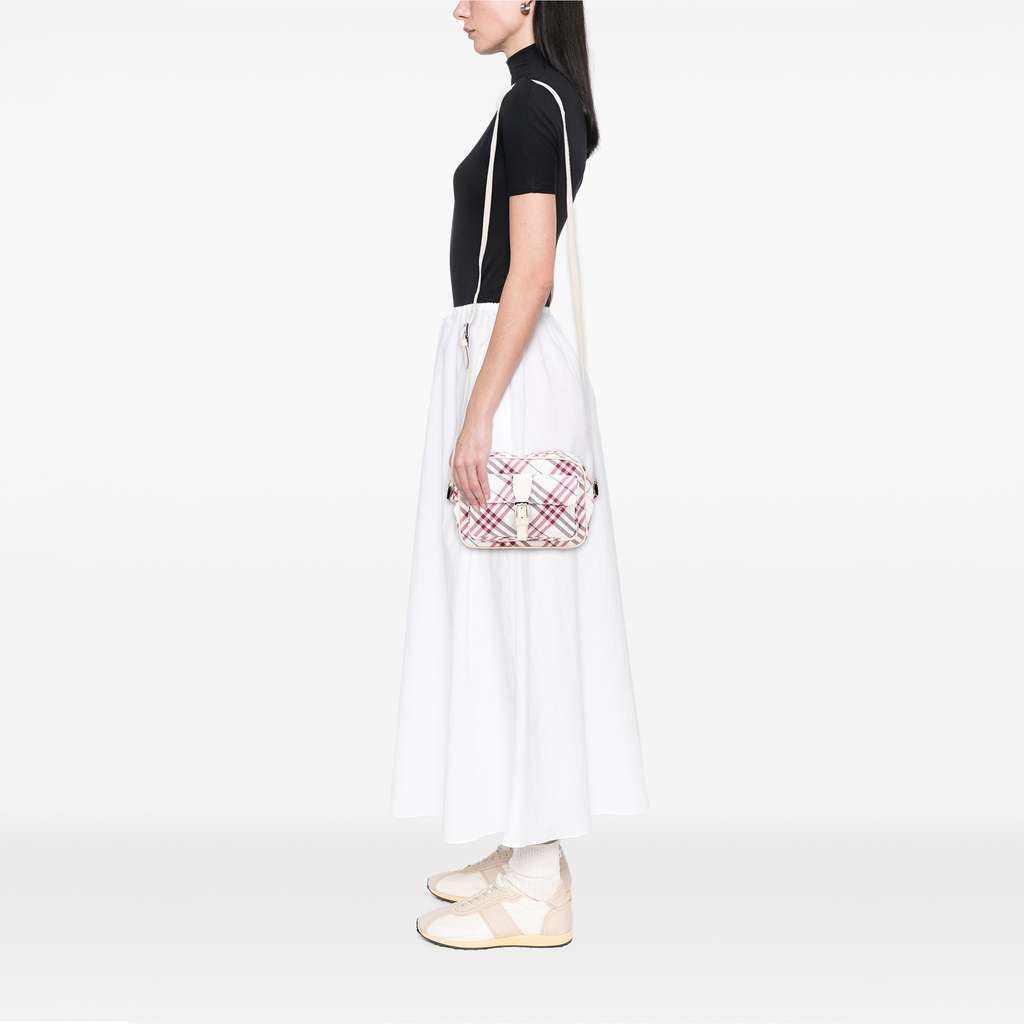 Burberry Nova Check Canvas Crossbody - Image 12