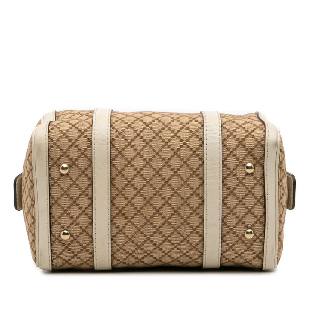 Gucci Small Diamante Canvas Joy Boston Bag - Image 6