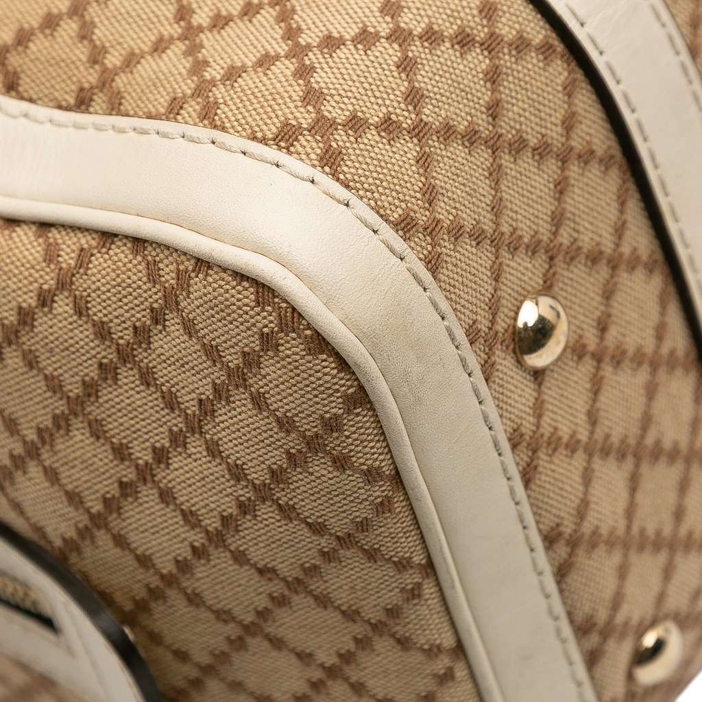 Gucci Small Diamante Canvas Joy Boston Bag - Image 10