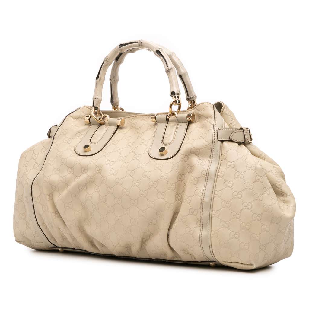 Gucci Guccissima Bamboo Dialux Tote - Back view