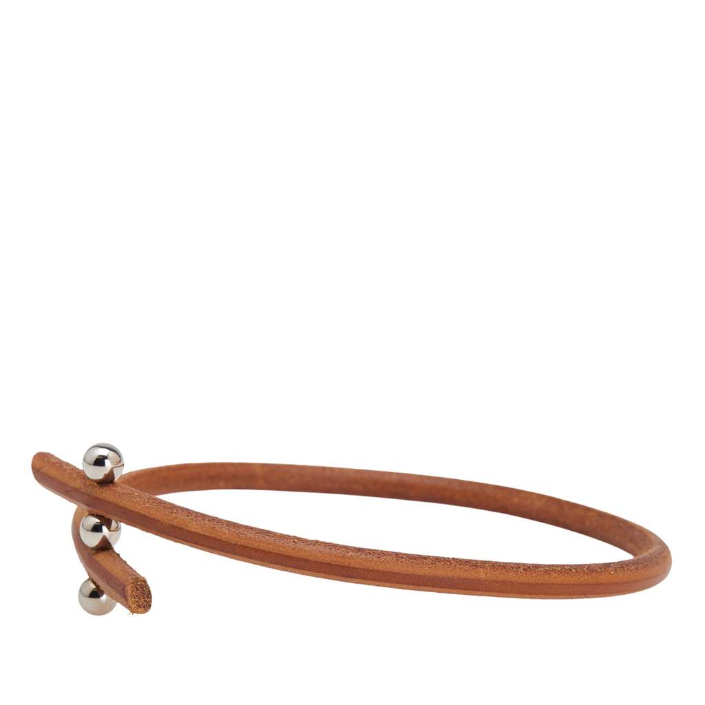 Hermès Leather Roulette Hill Choker - Back view