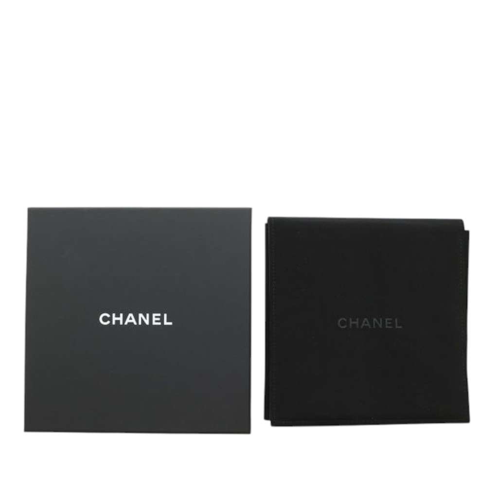 Chanel Gold Plated CC Rhinestone Pendant Necklace - Image 11