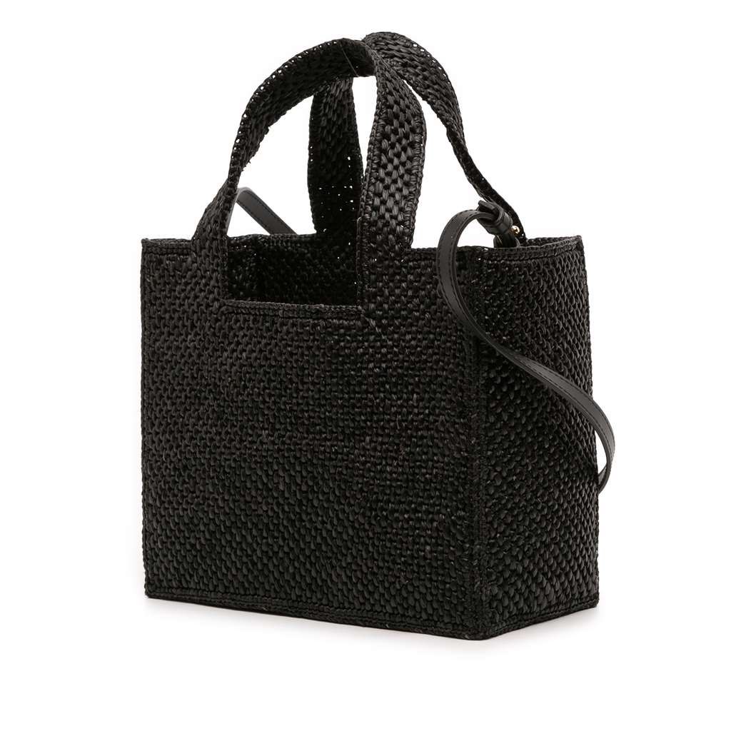 Loewe Small Raffia Font Tote - 2