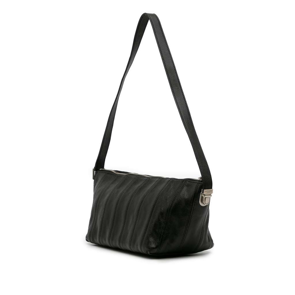 Saint Laurent Leather Blitz Shoulder Bag - Back view