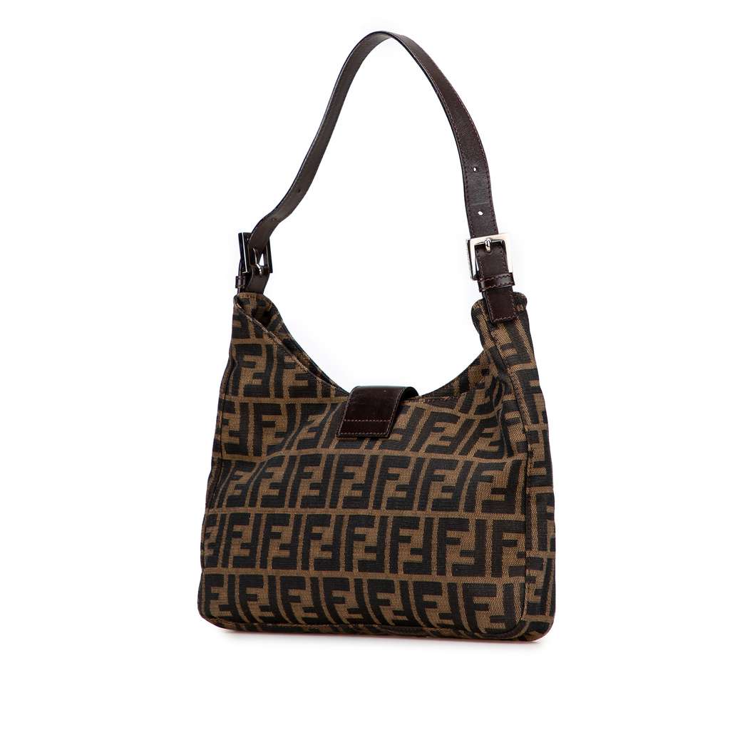 Fendi Zucca Canvas Shoulder Bag - 2