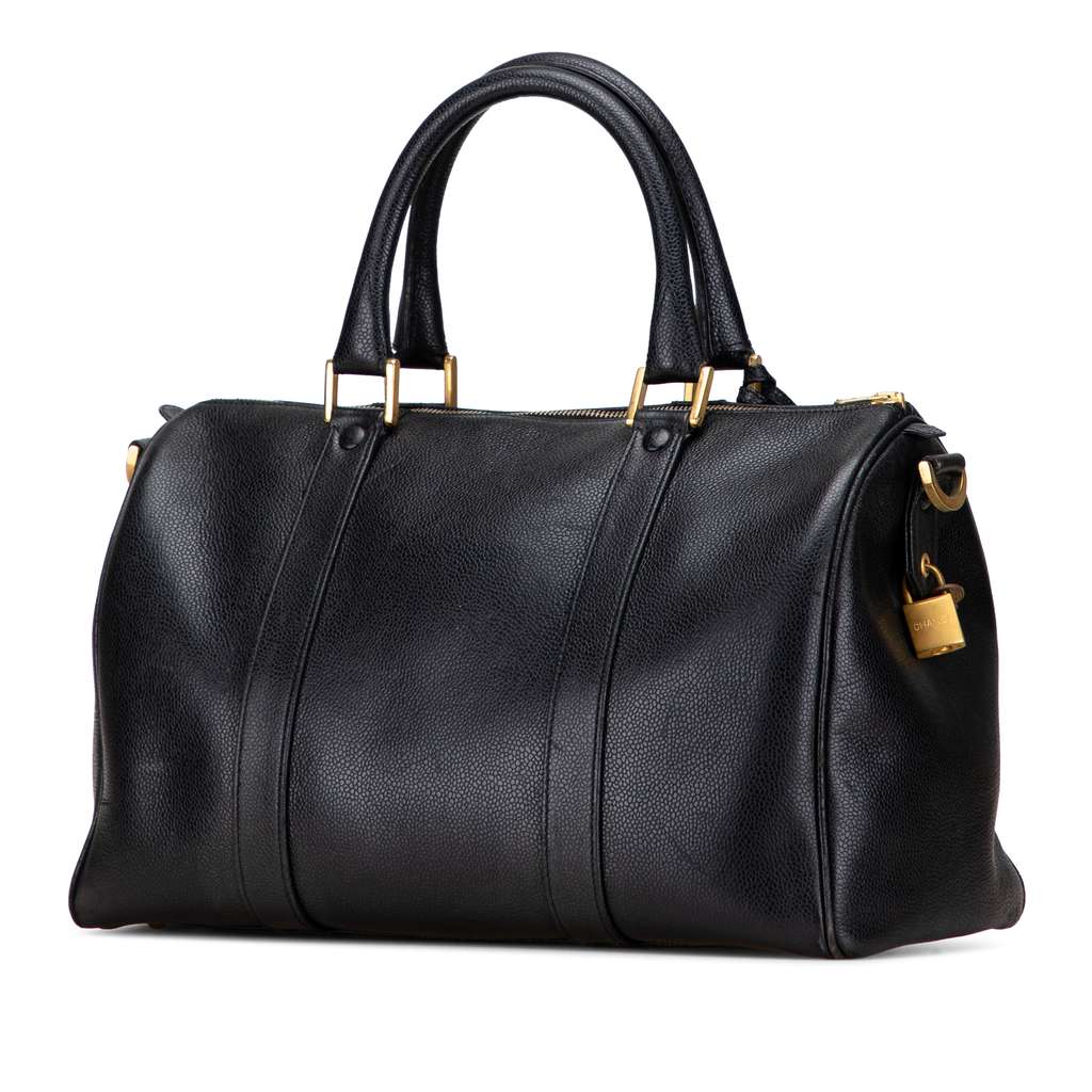 Chanel CC Caviar Boston Bag - 2