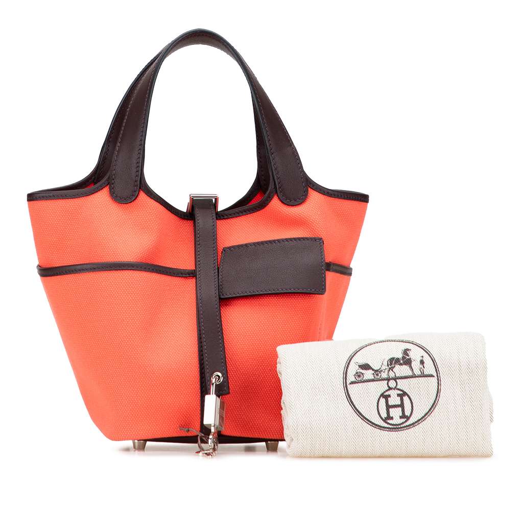 Hermès Toile Goeland and Swift Cargo Picotin Lock 18 - Image 13