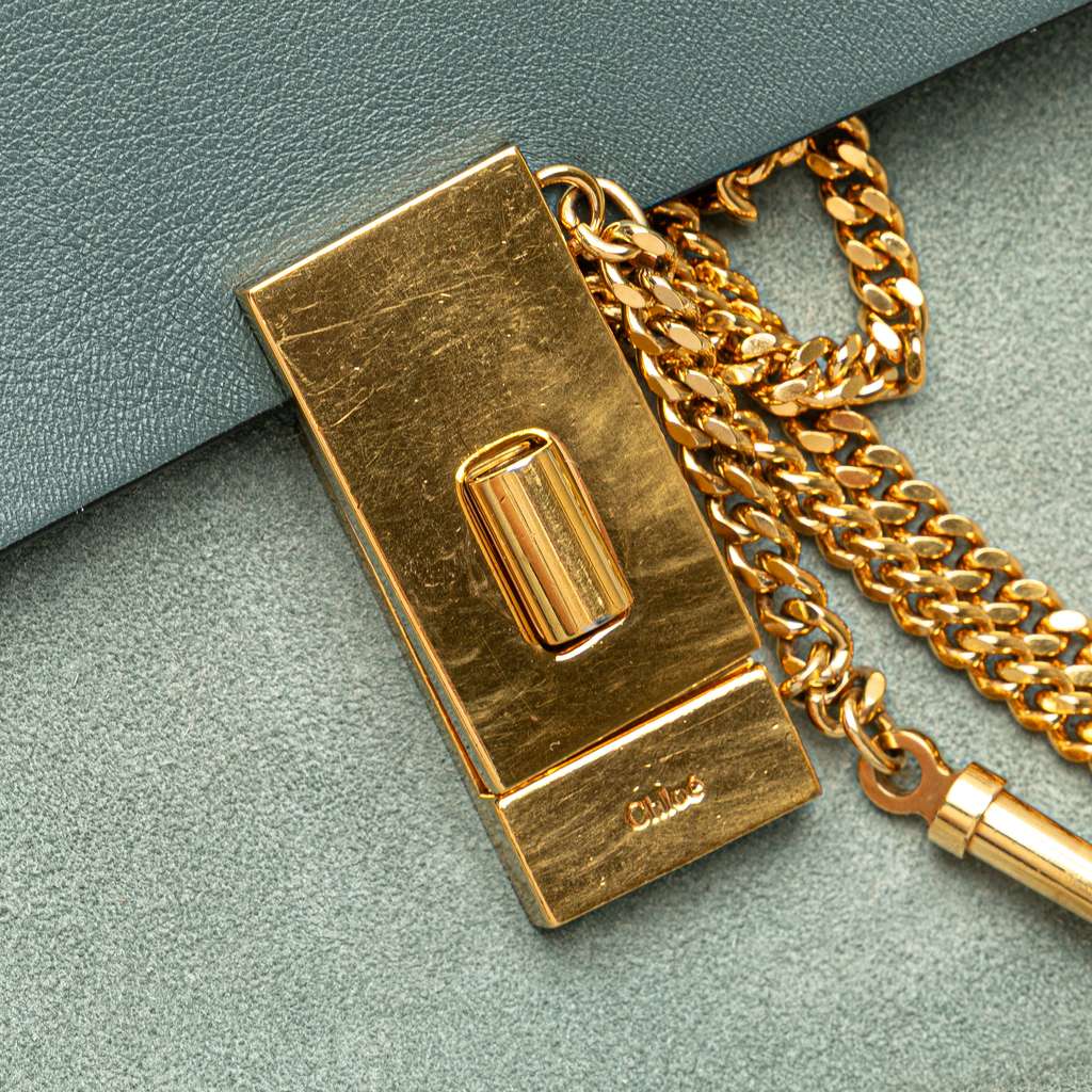 Chloé Small Suede and Calfskin Drew Crossbody - Detail 2