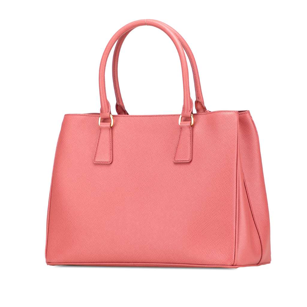 Prada Medium Saffiano Lux Galleria Satchel - Back view