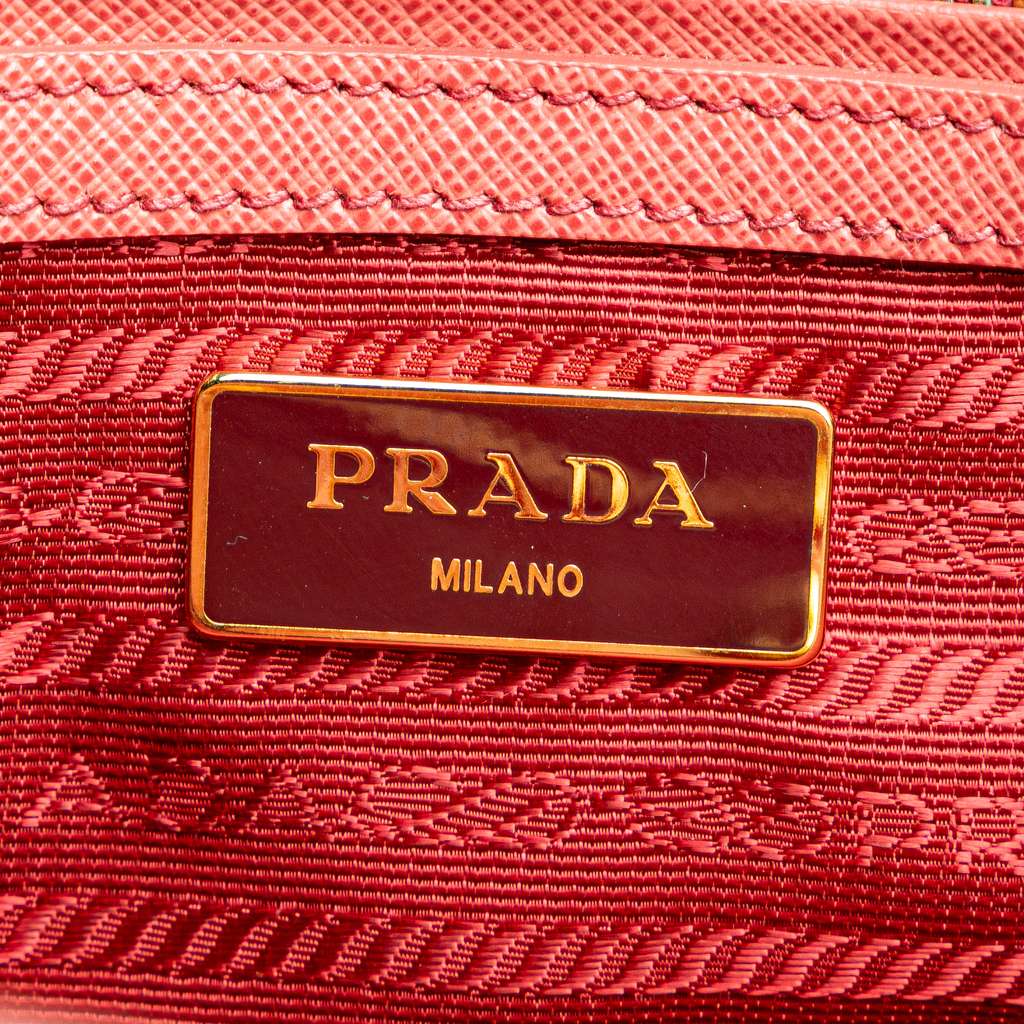 Prada Medium Saffiano Lux Galleria Satchel - Side view