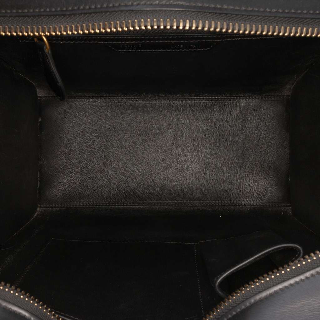 Celine Micro Tricolor Nubuck and Calfskin Luggage Tote - 4