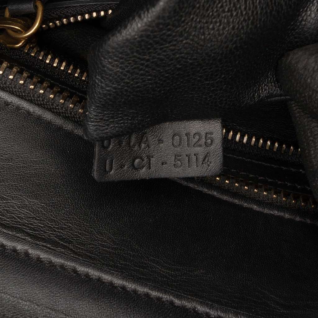 Celine Micro Tricolor Nubuck and Calfskin Luggage Tote - Side view