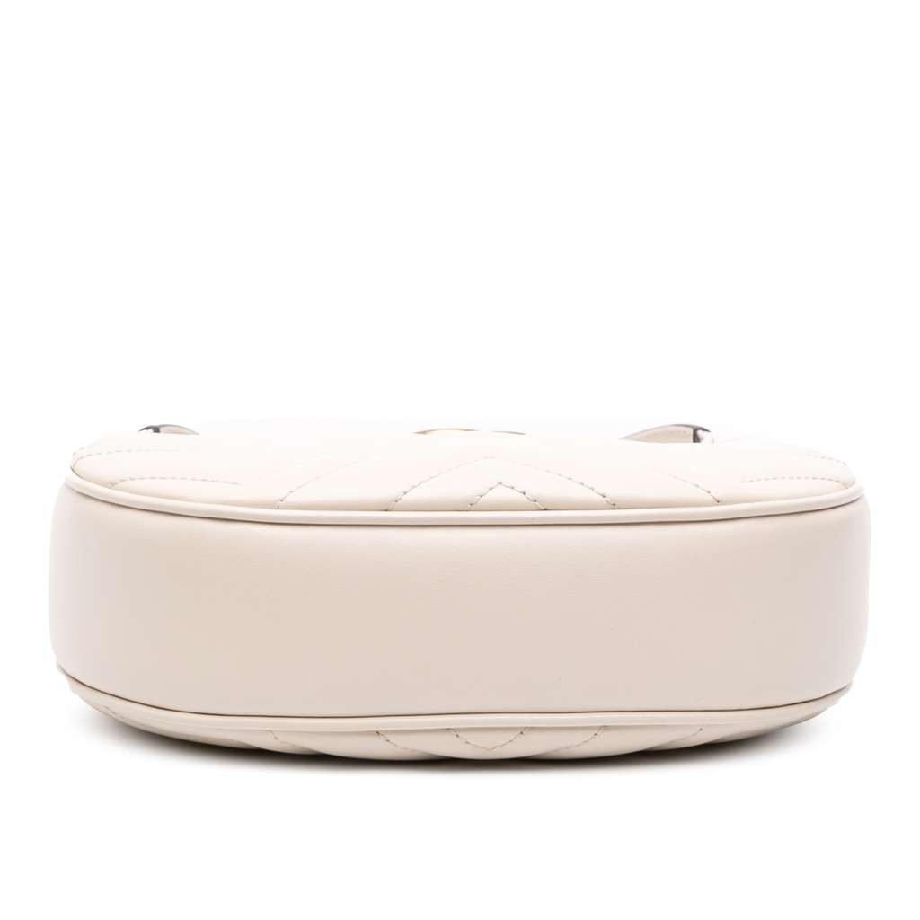 Gucci Mini GG Marmont Half Moon Bag - Image 6
