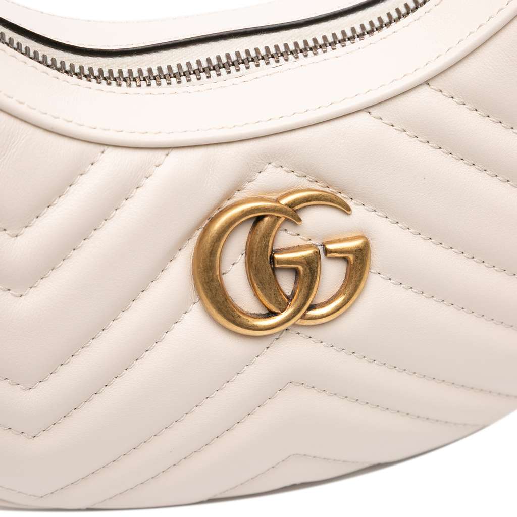 Gucci Mini GG Marmont Half Moon Bag - Detail 1