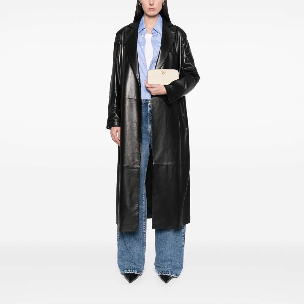 Prada Saffiano Zip Around Long Wallet - Image 13