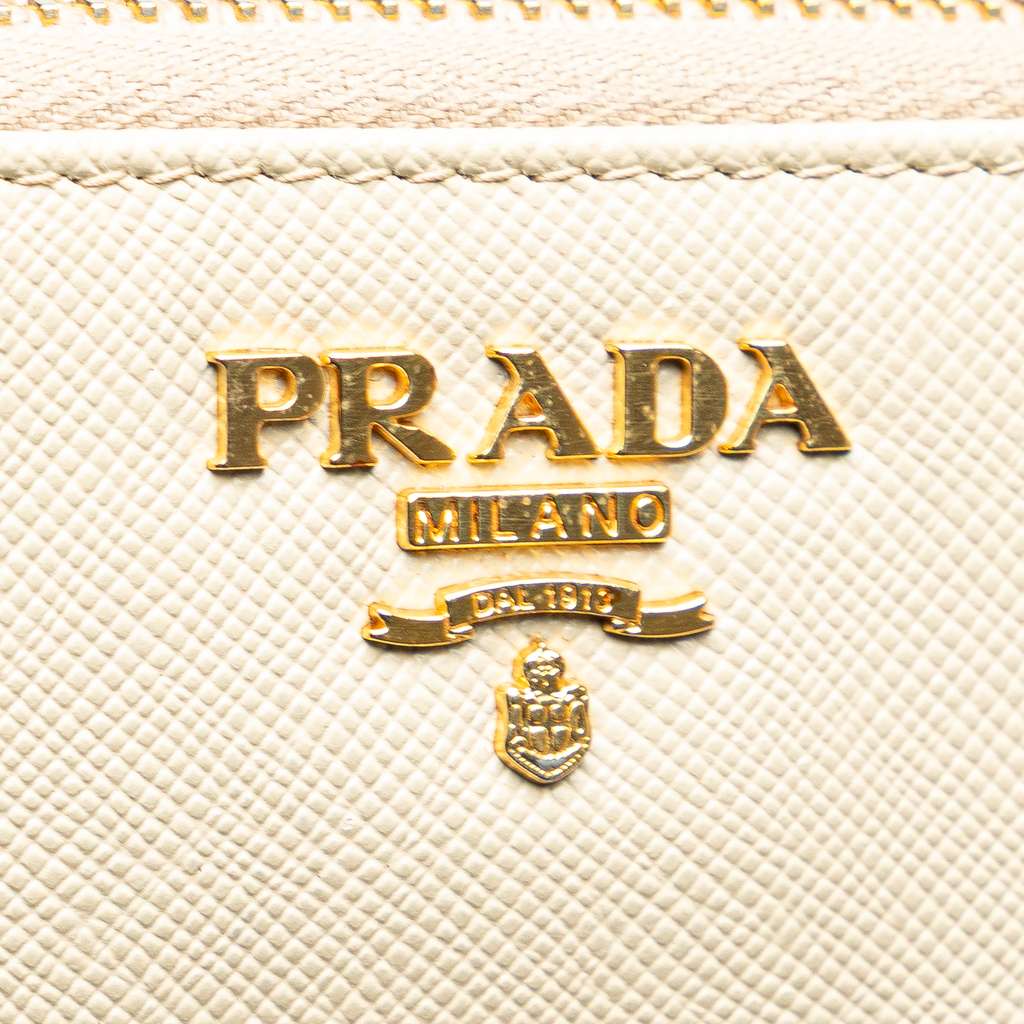 Prada Saffiano Zip Around Long Wallet - Detail 2