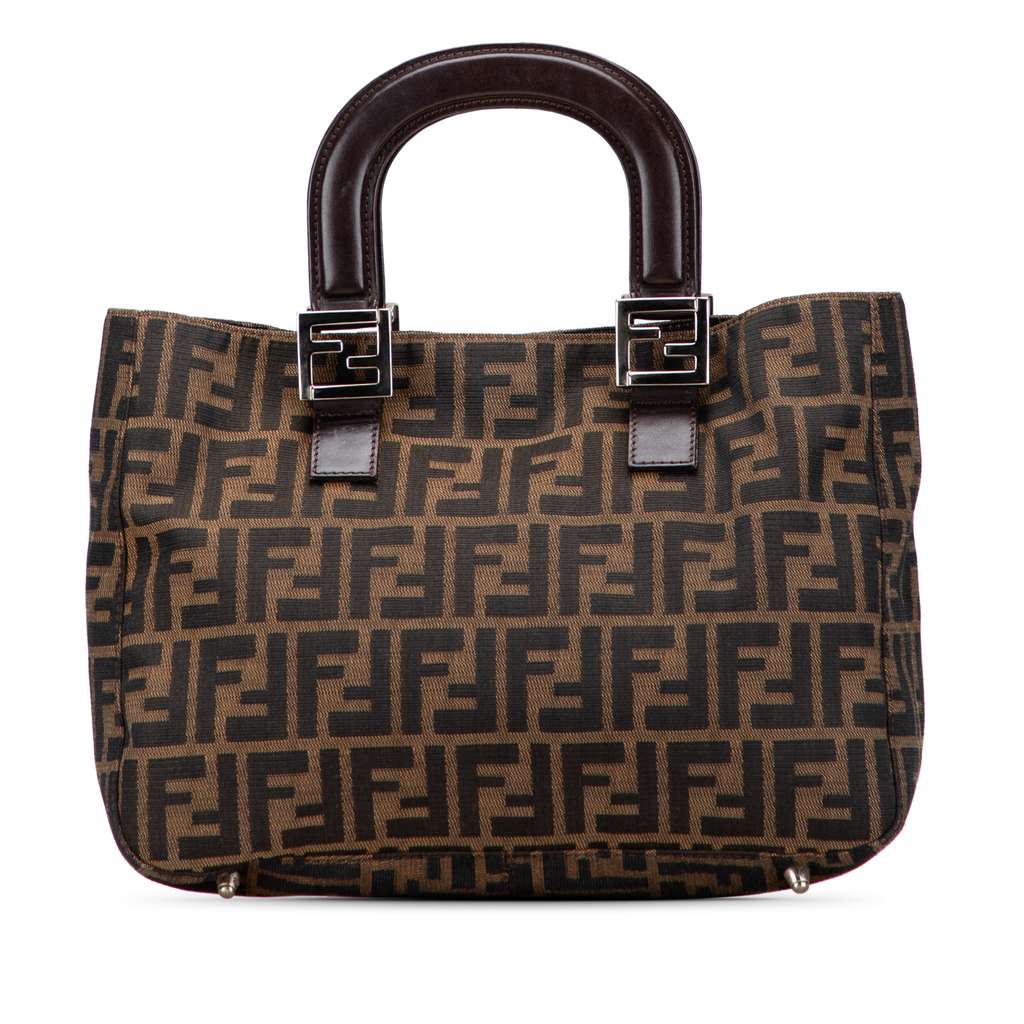 Fendi Small Zucca Canvas Twins Tote