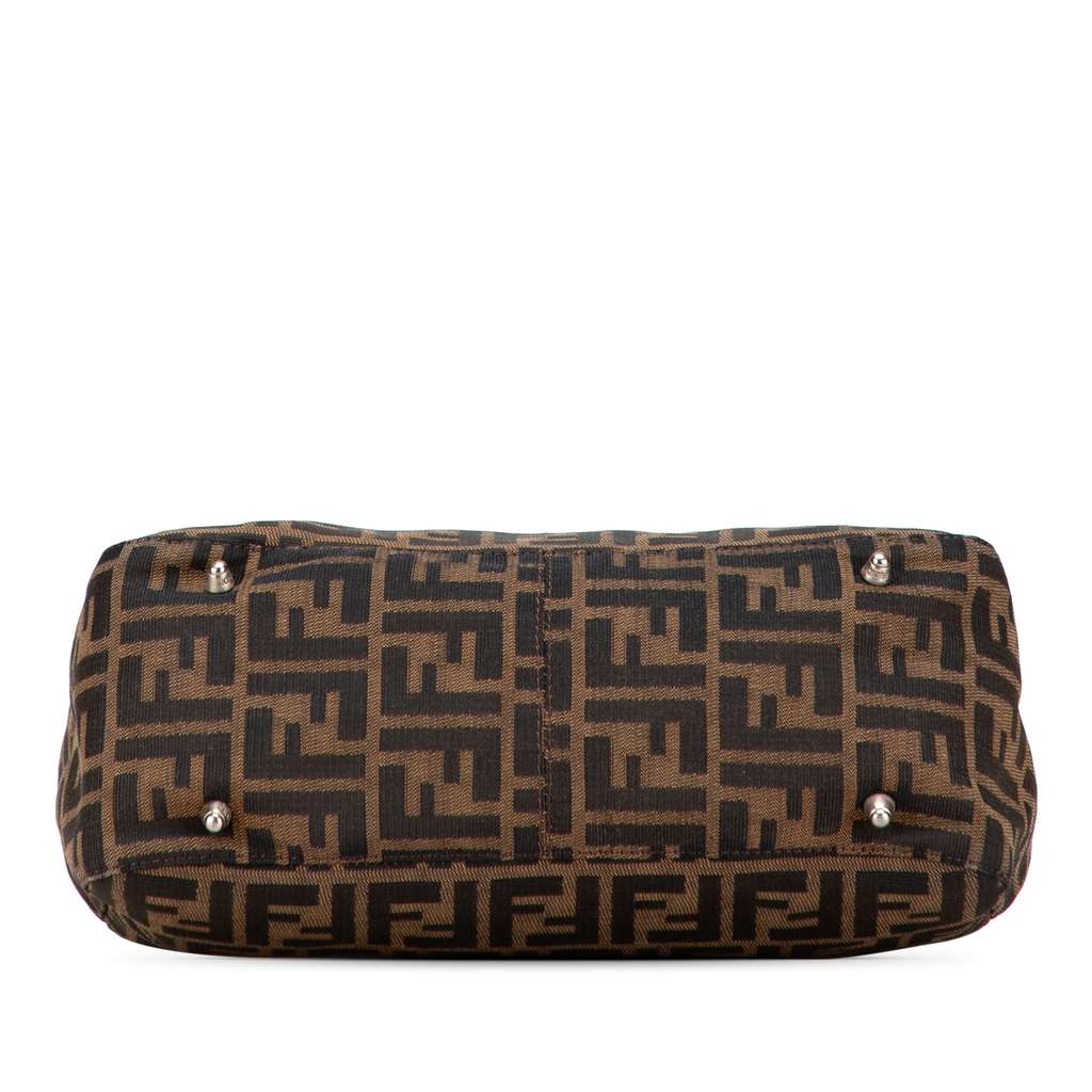 Fendi Small Zucca Canvas Twins Tote - Image 6