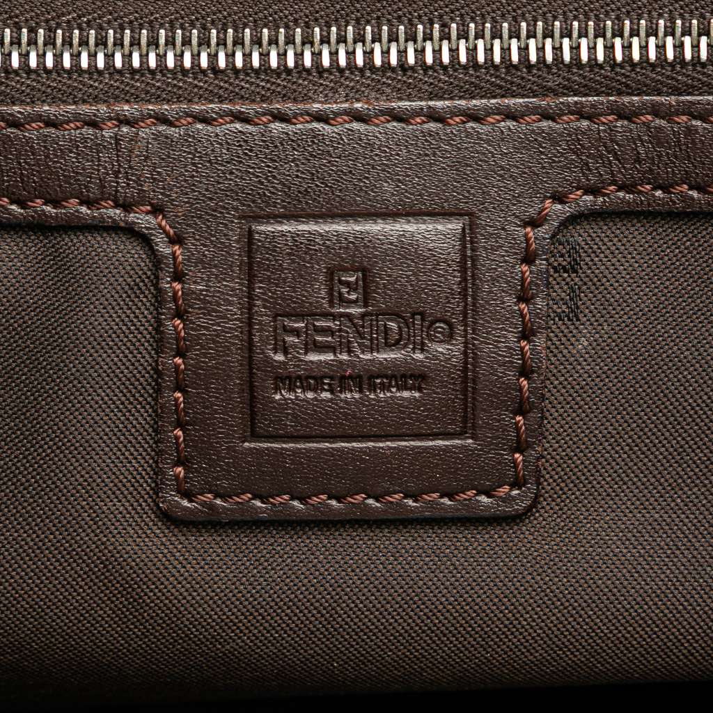 Fendi Small Zucca Canvas Twins Tote - Side view