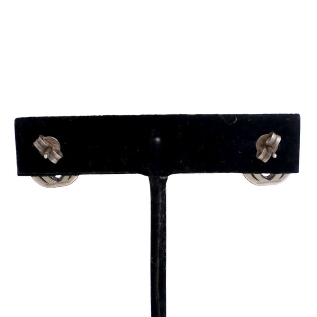 Gucci Sterling Silver Interlocking G Ear Studs - 2