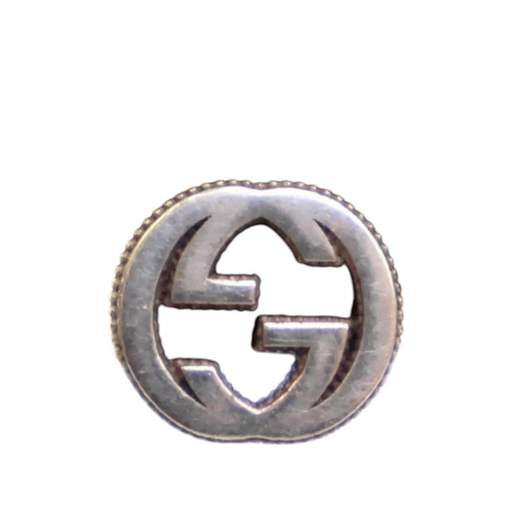 Gucci Sterling Silver Interlocking G Ear Studs - 3