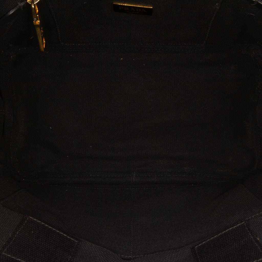 Prada Small Canvas Canapa Logo Satchel - 4