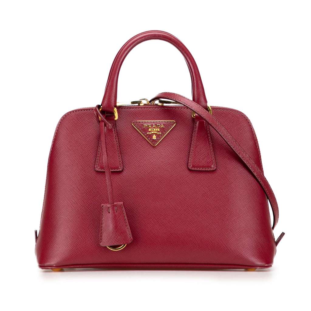 Prada Small Saffiano Lux Promenade Satchel