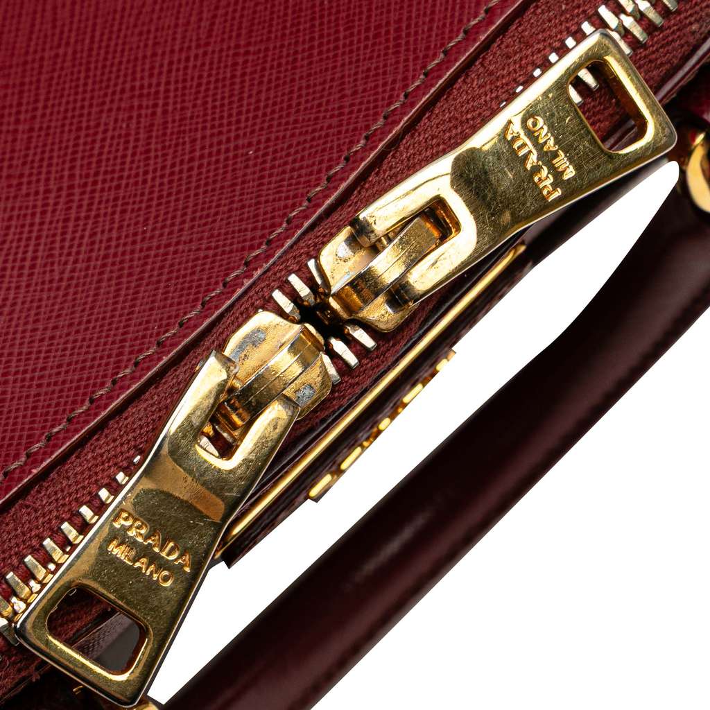 Prada Small Saffiano Lux Promenade Satchel - Image 11