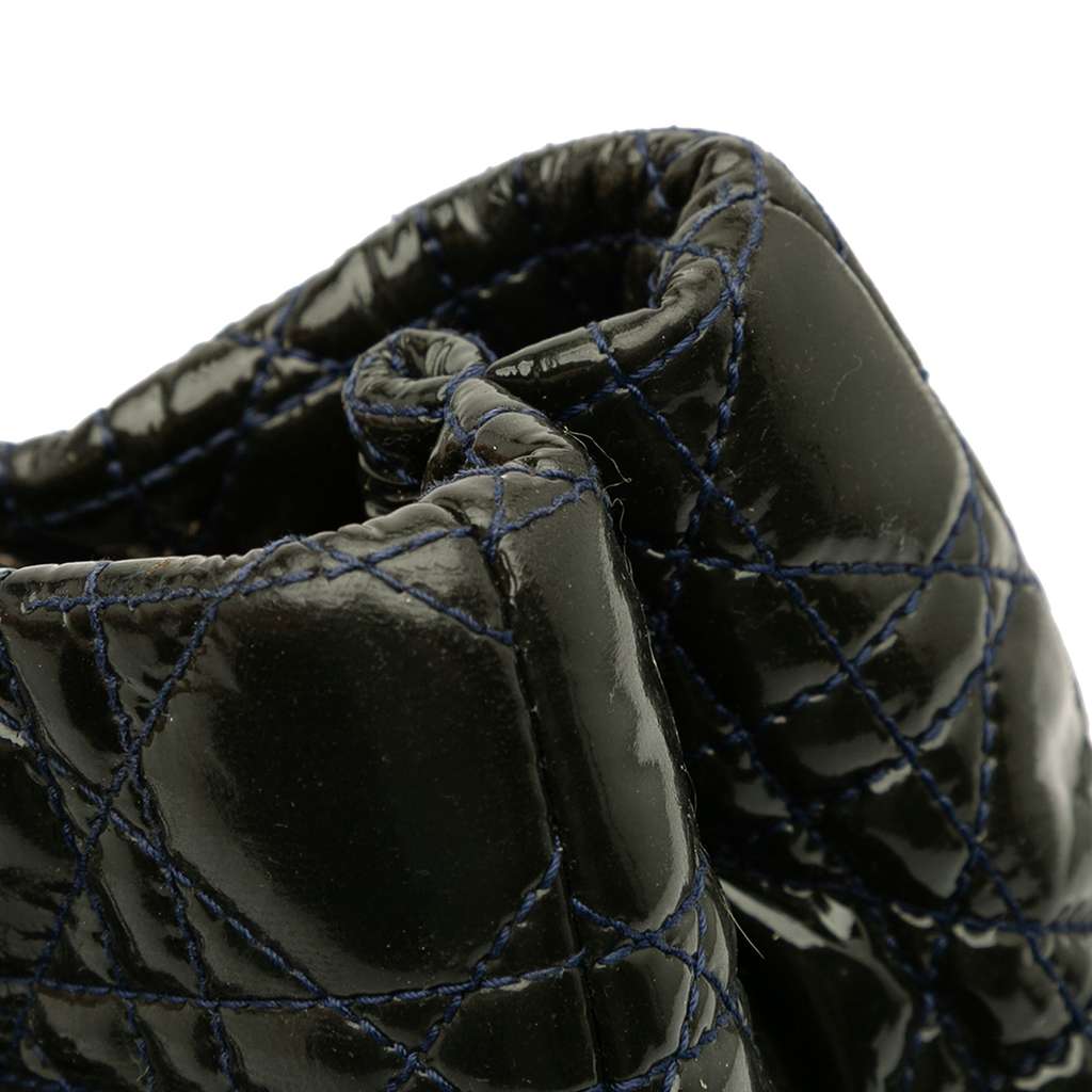 Dior Large Patent Cannage Lady Dior Soft Shopping Tote - Image 10