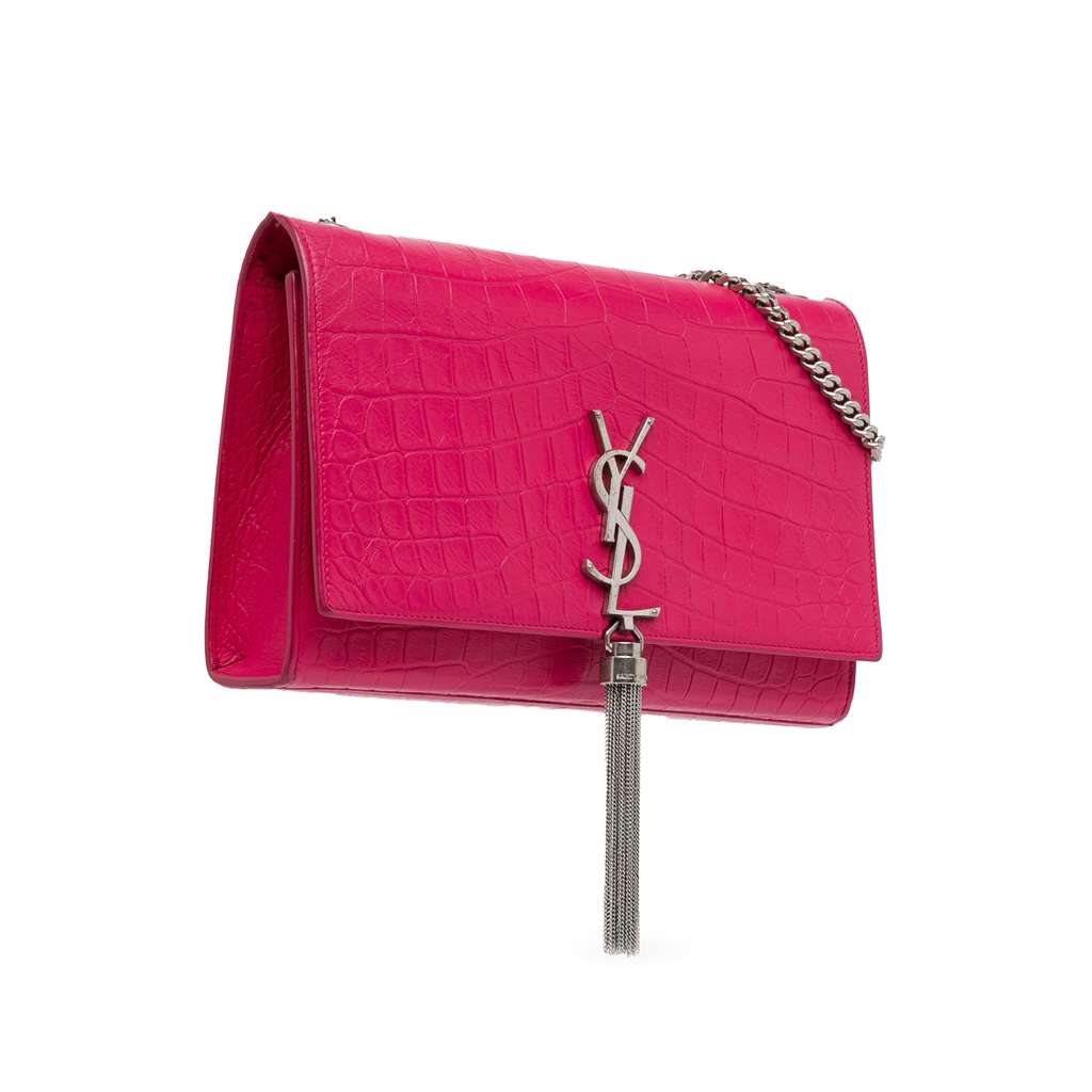 Saint Laurent Medium Embossed Kate Tassel Crossbody - 2