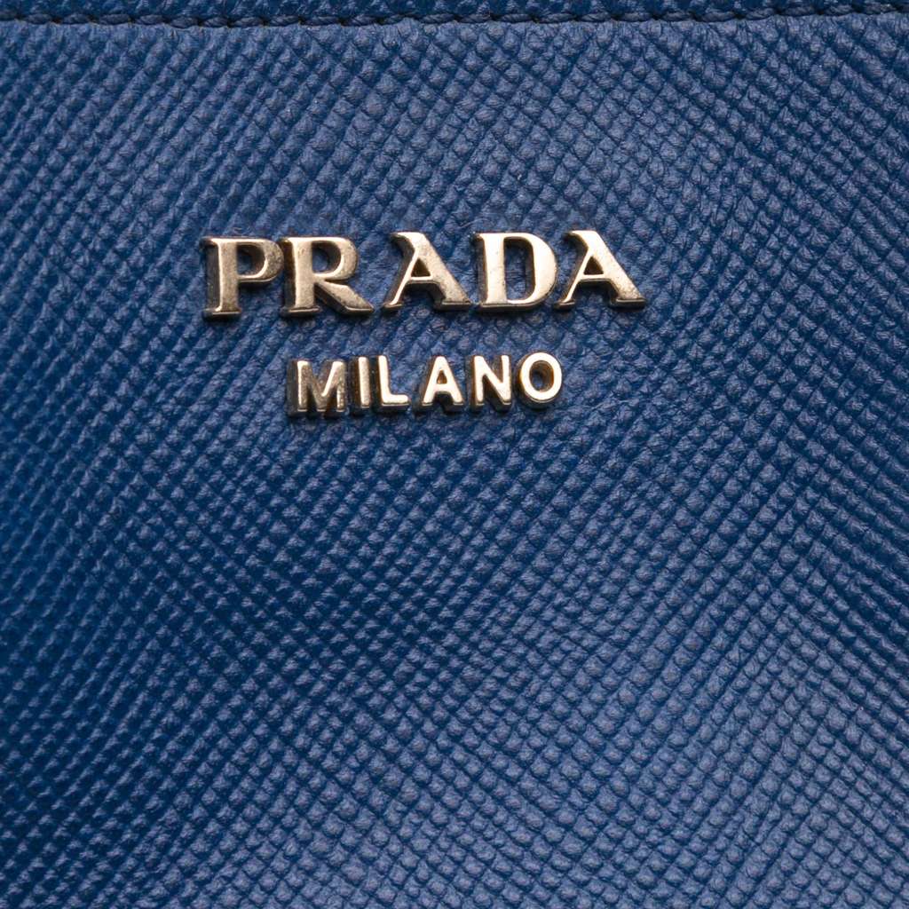 Prada Saffiano Cuir Open Promenade Satchel - Side view