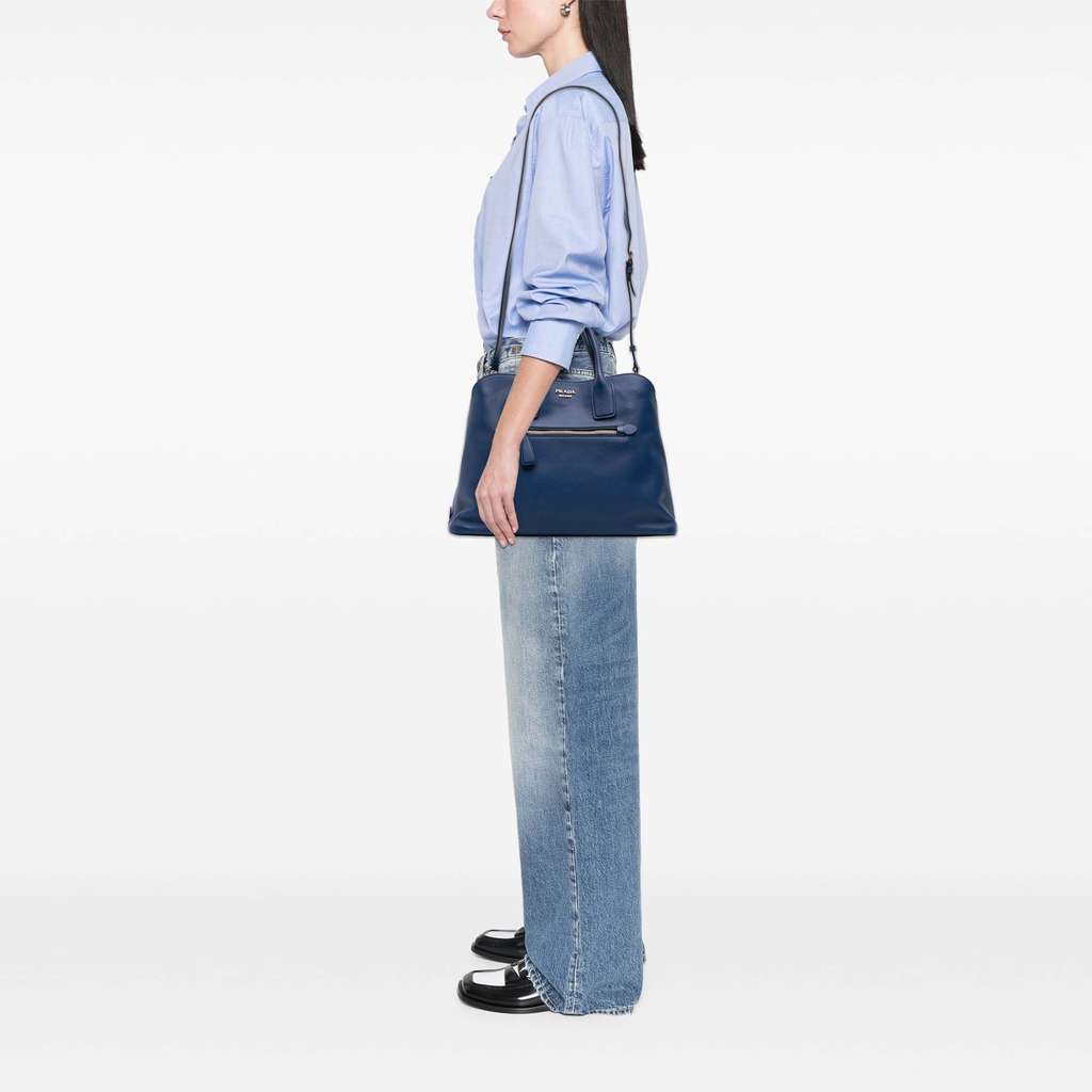 Prada Saffiano Cuir Open Promenade Satchel - Image 12