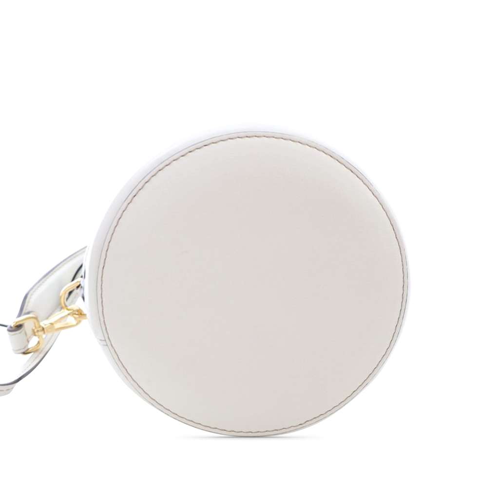 Fendi Mini Nylon Vitello King Logo Step Out Bag - Image 6