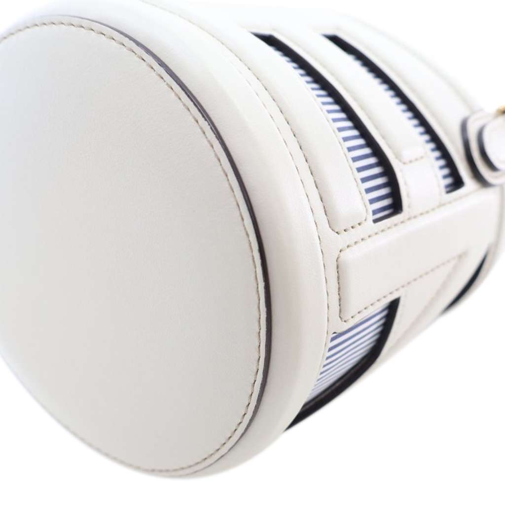 Fendi Mini Nylon Vitello King Logo Step Out Bag - Image 10