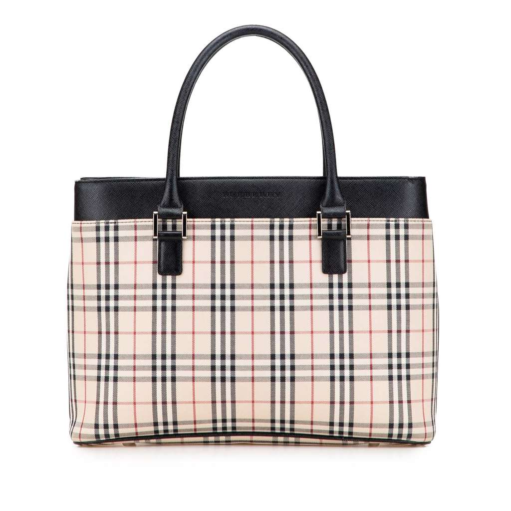 Burberry House Check Canvas Tote