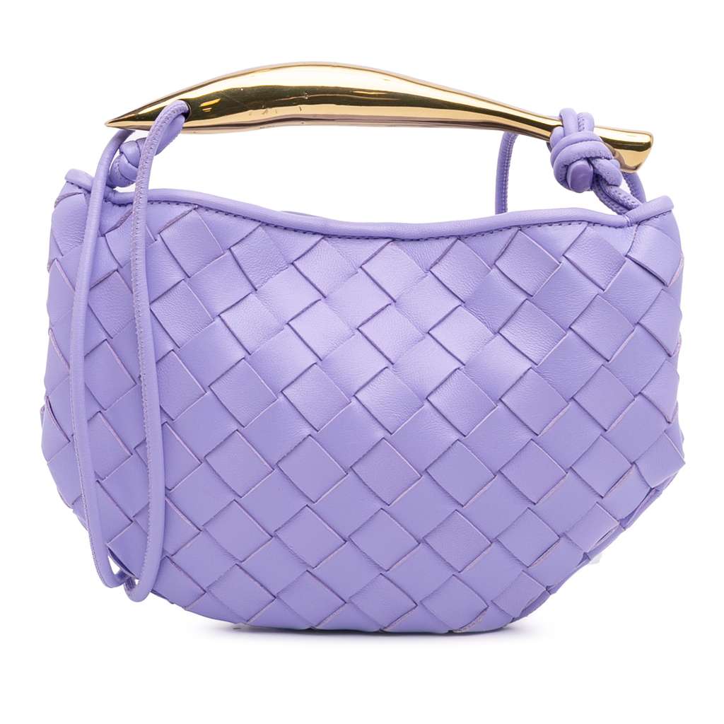 Bottega Veneta Baby Lambskin Intrecciato Sardine Bag