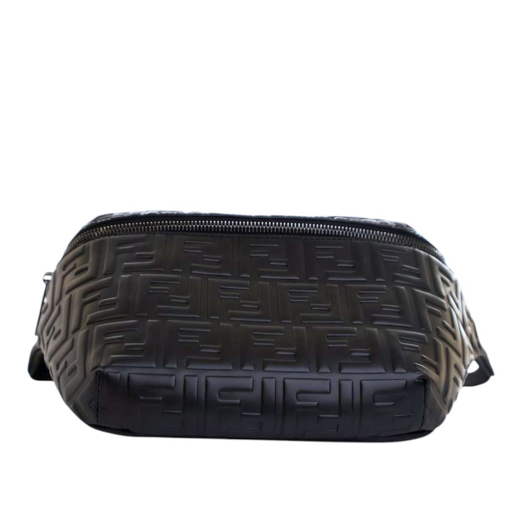 Fendi Zucca Embossed Leather Belt Bag - 4