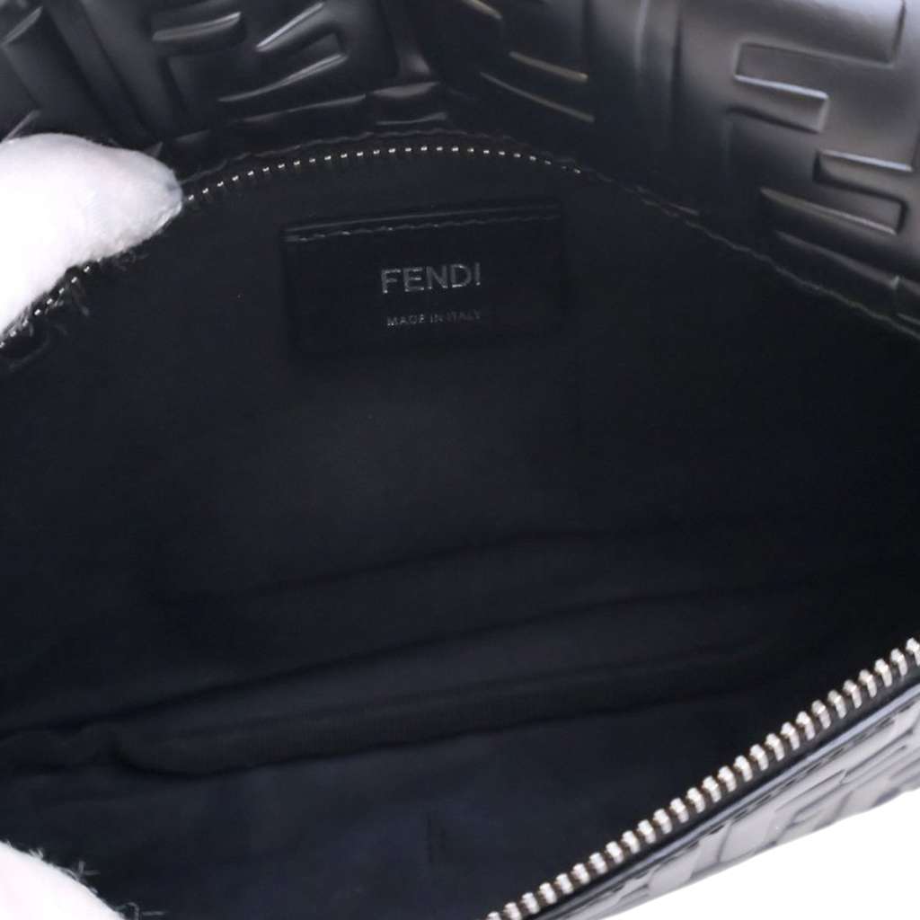 Fendi Zucca Embossed Leather Belt Bag - Side view
