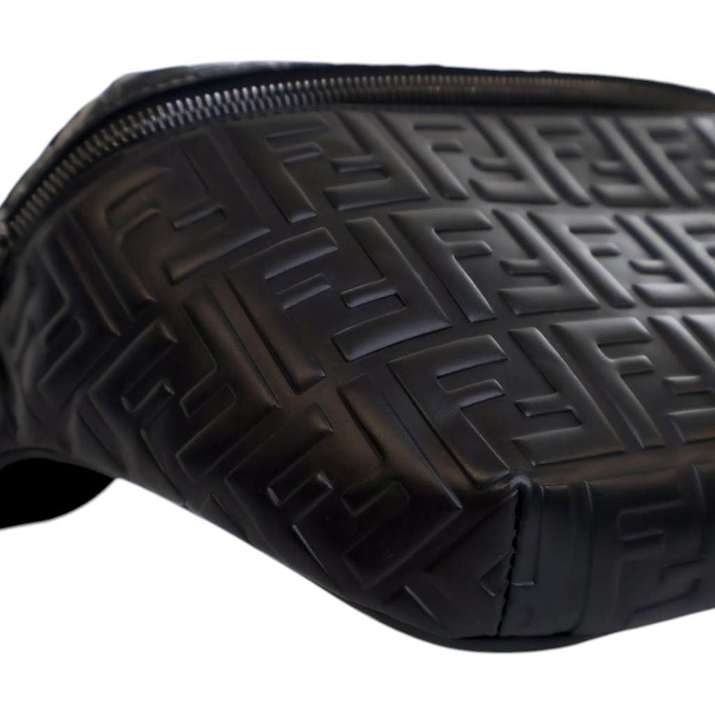 Fendi Zucca Embossed Leather Belt Bag - Image 10