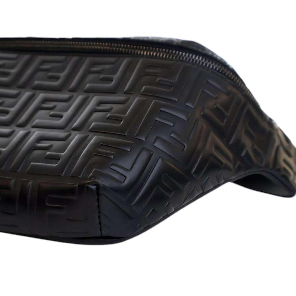 Fendi Zucca Embossed Leather Belt Bag - Image 11