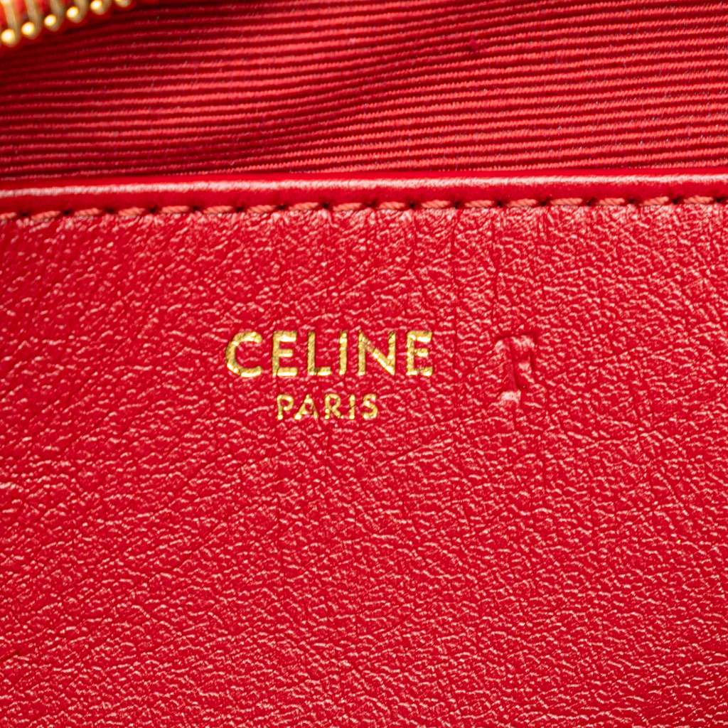 Celine Medium Quilted Calfskin C Charm Camera Bag - Side view