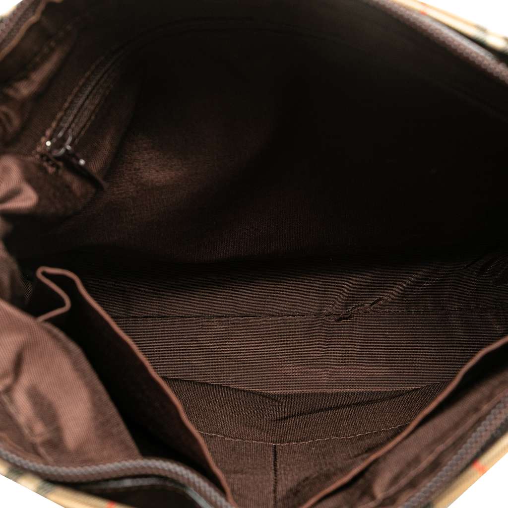 Burberry Haymarket Check Canvas Tote - 4